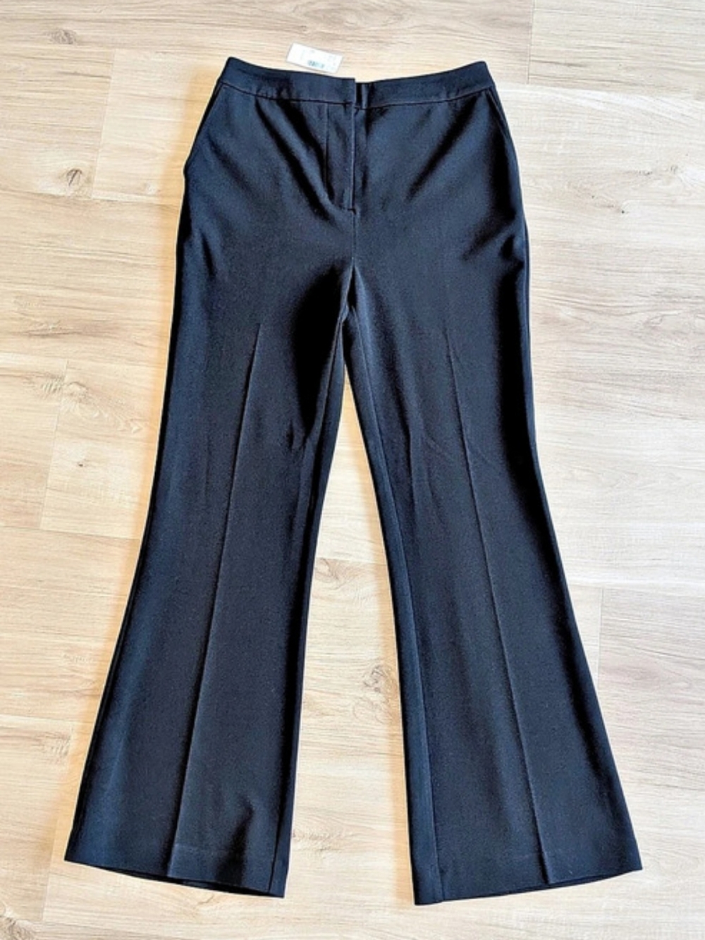Reitmans Super High-rise Black Flare Leg Dress Pants